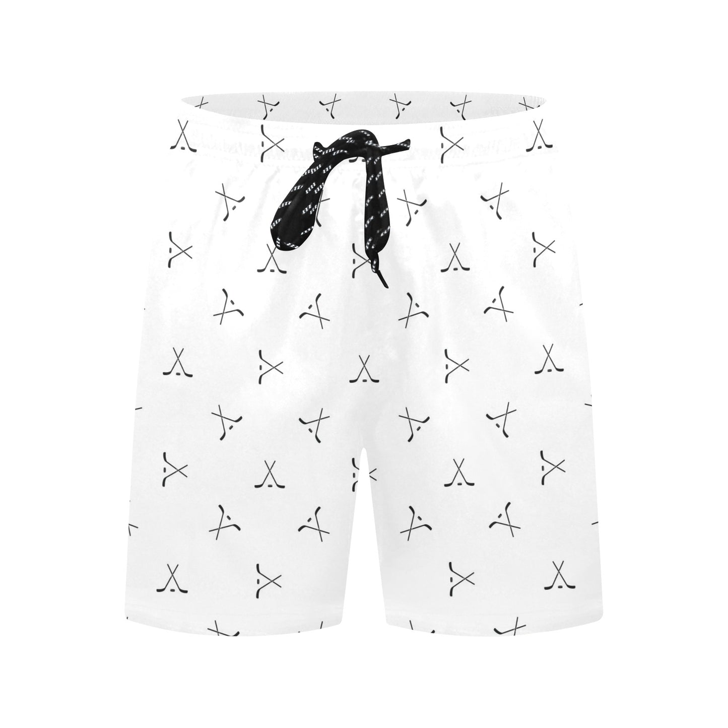 Hockey Print Design LKS304 Men's Swim Trunks Beach Shorts