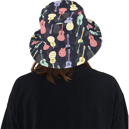 Acoustic Guitar Print Design LKS401 Unisex Bucket Hat