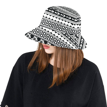 Samoan Pattern Print Design LKS303 Unisex Bucket Hat