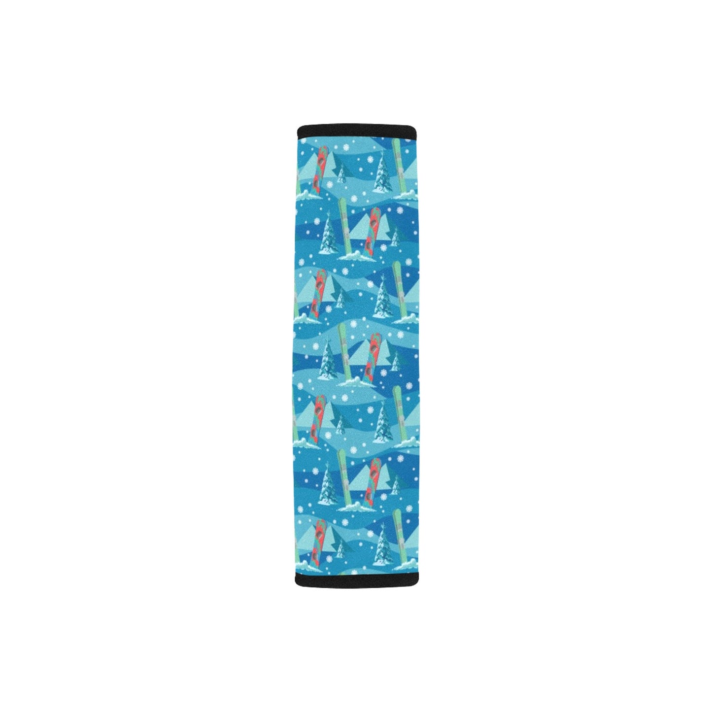 Snowboard Print Design LKS301 Car Seat Belt Cover