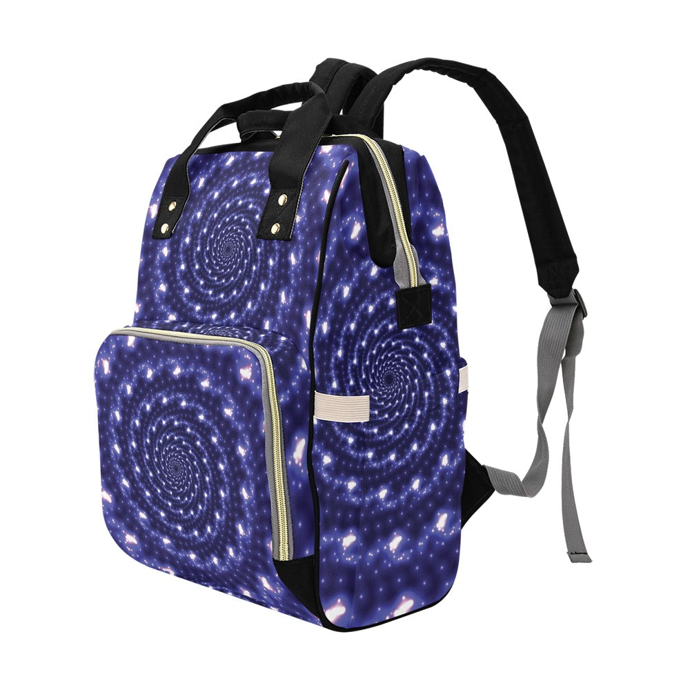Vortex Print Design LKS305 Diaper Bag Backpack