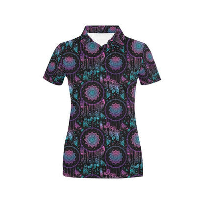 Dream catcher boho mandala Women's Polo Shirt