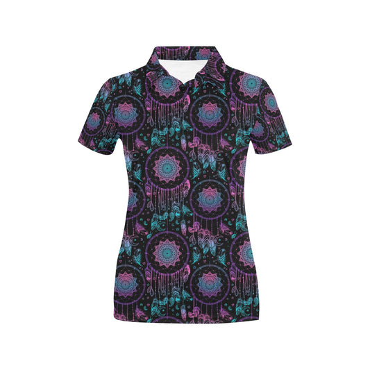 Dream catcher boho mandala Women's Polo Shirt