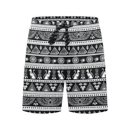 Tribal Pattern Print Design LKS305 Men's Swim Trunks Beach Shorts
