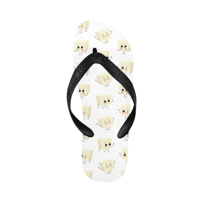 Tofu Print Design LKS301 Flip Flops