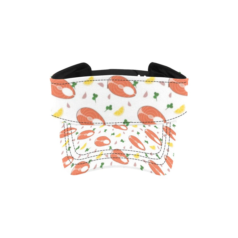 Salmon Steak Print Design LKS303 Unisex Sun Visor