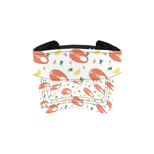 Salmon Steak Print Design LKS303 Unisex Sun Visor