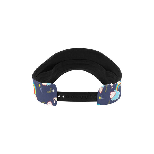 Unicorn Print Design LKS304 Unisex Sun Visor