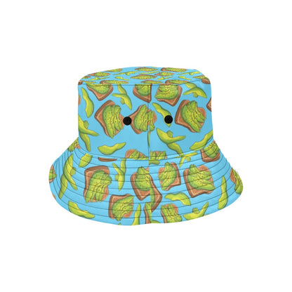 Sandwich Avocado Print Design LKS306 Unisex Bucket Hat