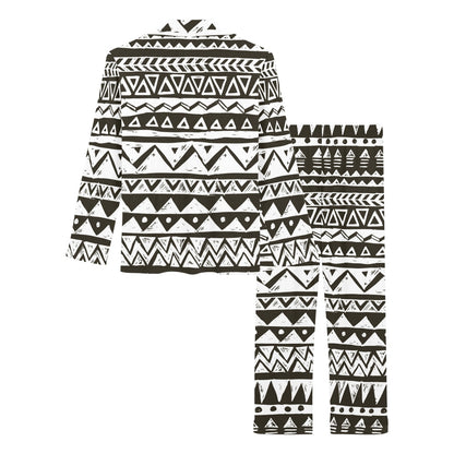 Hand draw Tribal Aztec Women's Long Pajama Set