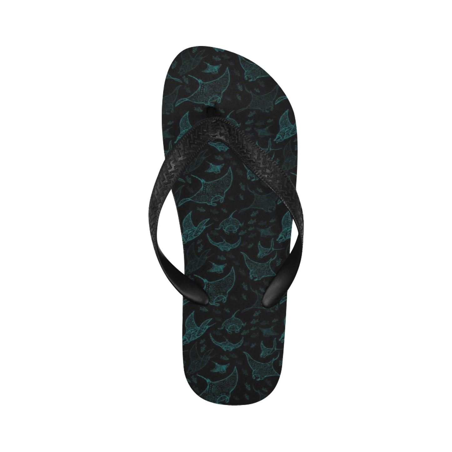 Manta Ray Print Design LKS402 Flip Flops