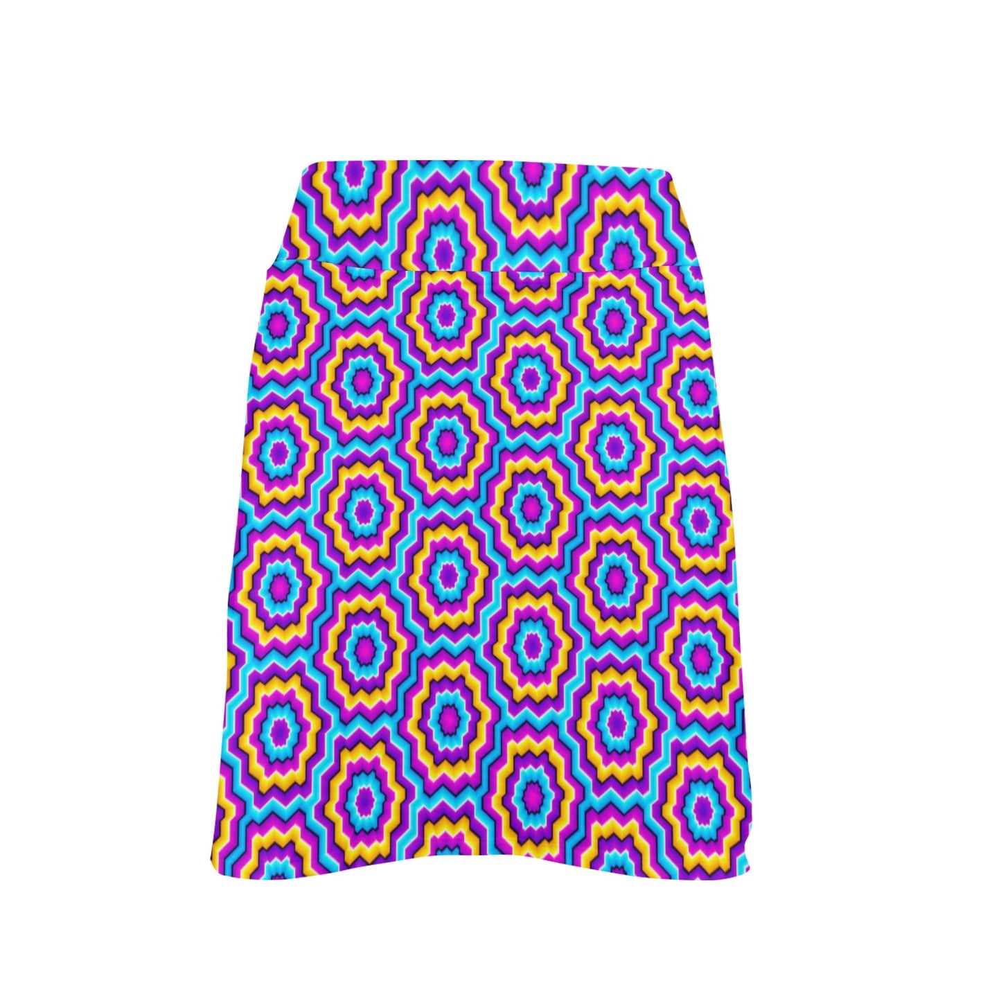 Optical illusion Techno Movement 17" Golf & Pickleball Skort with Pockets