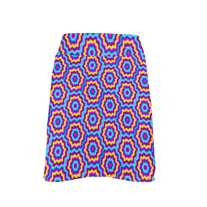 Optical illusion Techno Movement 17" Golf & Pickleball Skort with Pockets
