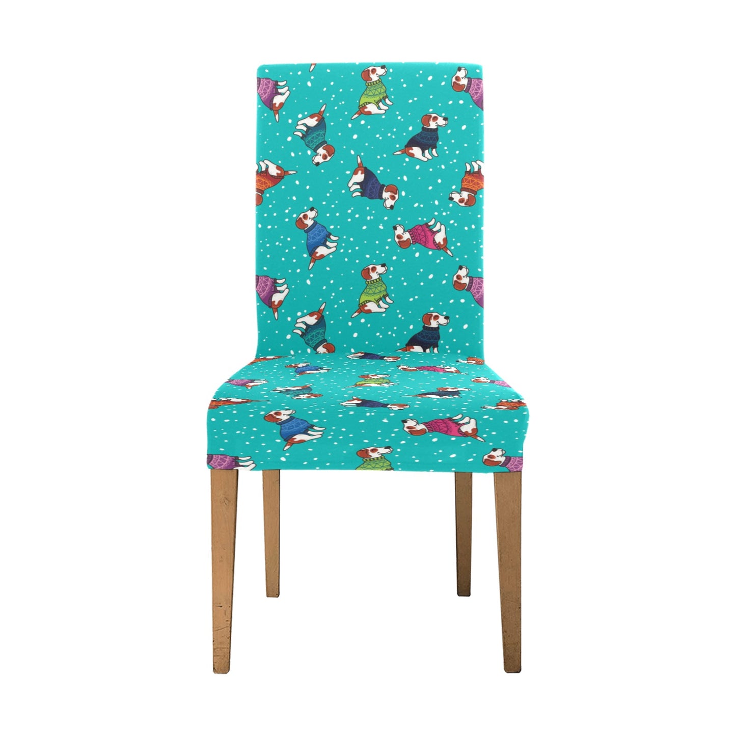 Russell Terriers Print Design LKS309 Dining Chair Slipcover