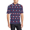 Reindeer Print Design LKS404 Men Polo Shirt