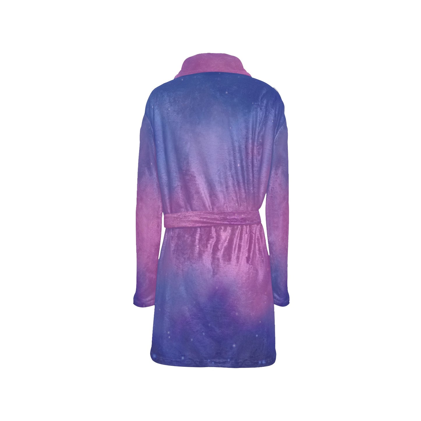 Nebula Pattern Print Design A05 Women's Fleece Robe