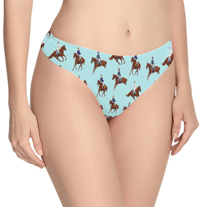 Equestrian Horse Riding Women's Thongs