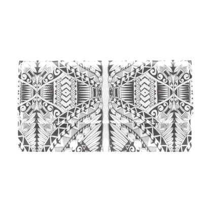 Samoan Style Print Design LKS301 Women's Trifold Wallet
