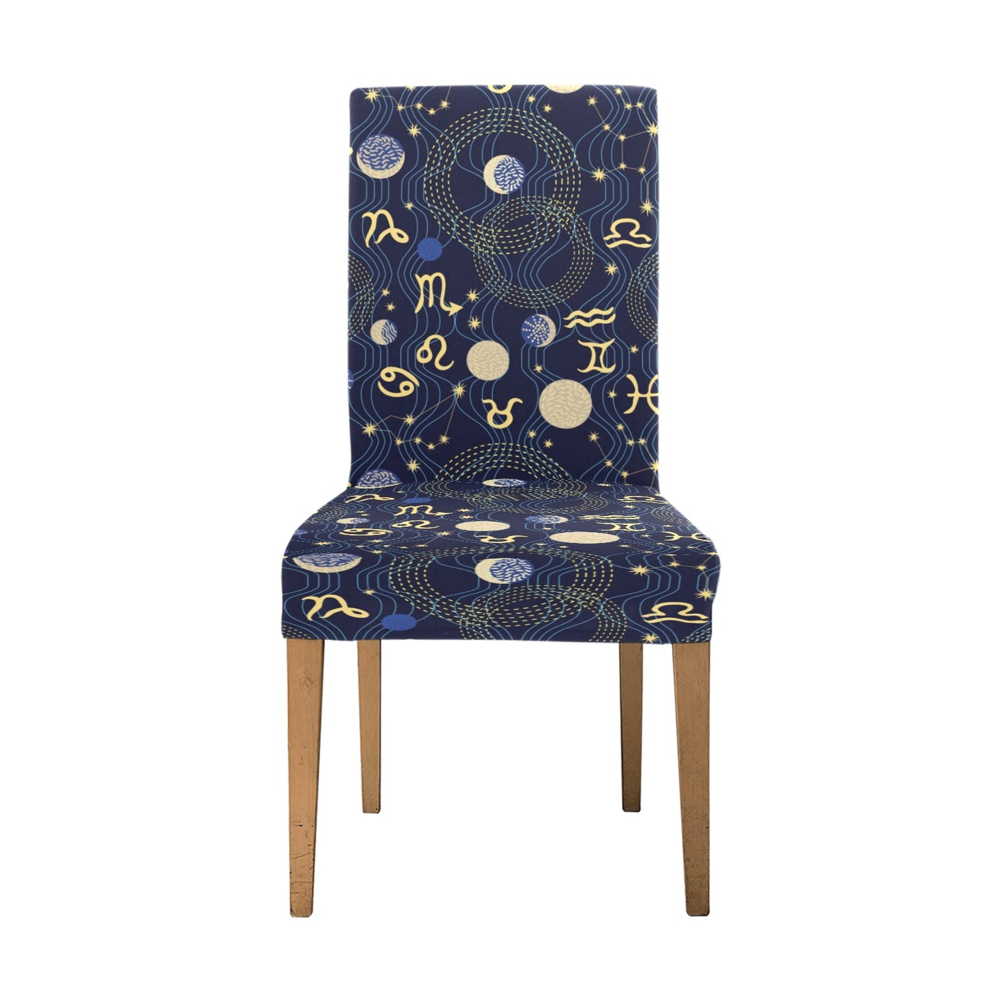 Zodiac Print Design LKS302 Dining Chair Slipcover