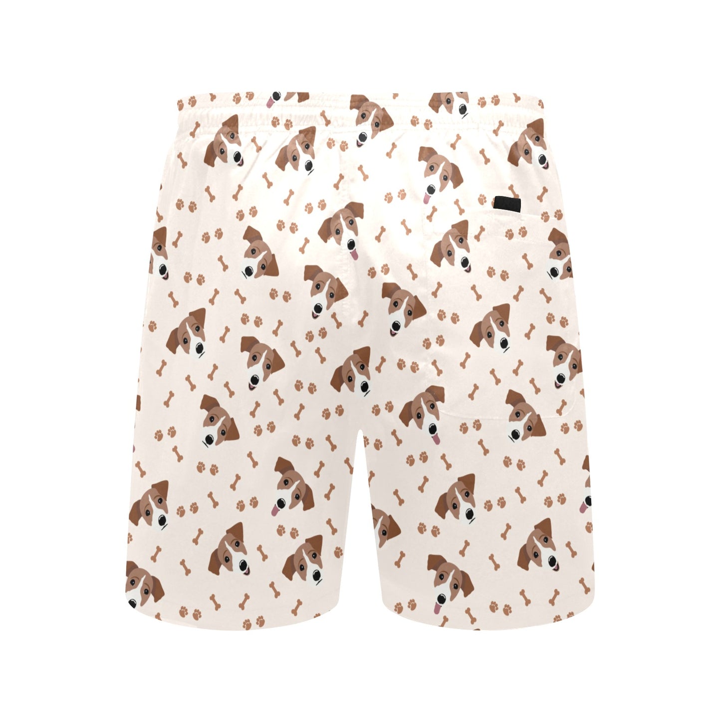 Russell Terriers Paw Print Design LKS303 Men's Swim Trunks Beach Shorts