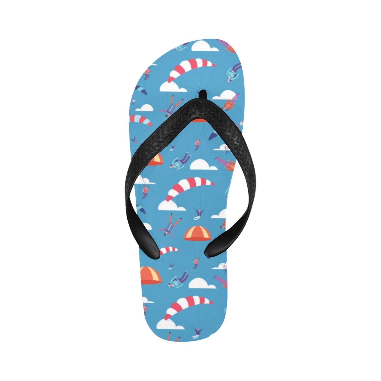 Skydiver Print Design LKS306 Flip Flops