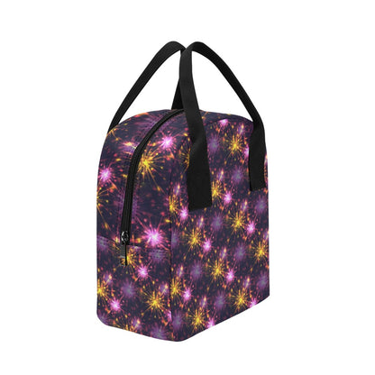 Firework Print Design LKS303 Insulated Lunch Bag