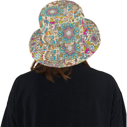 Patchwork Print Design LKS402 Unisex Bucket Hat