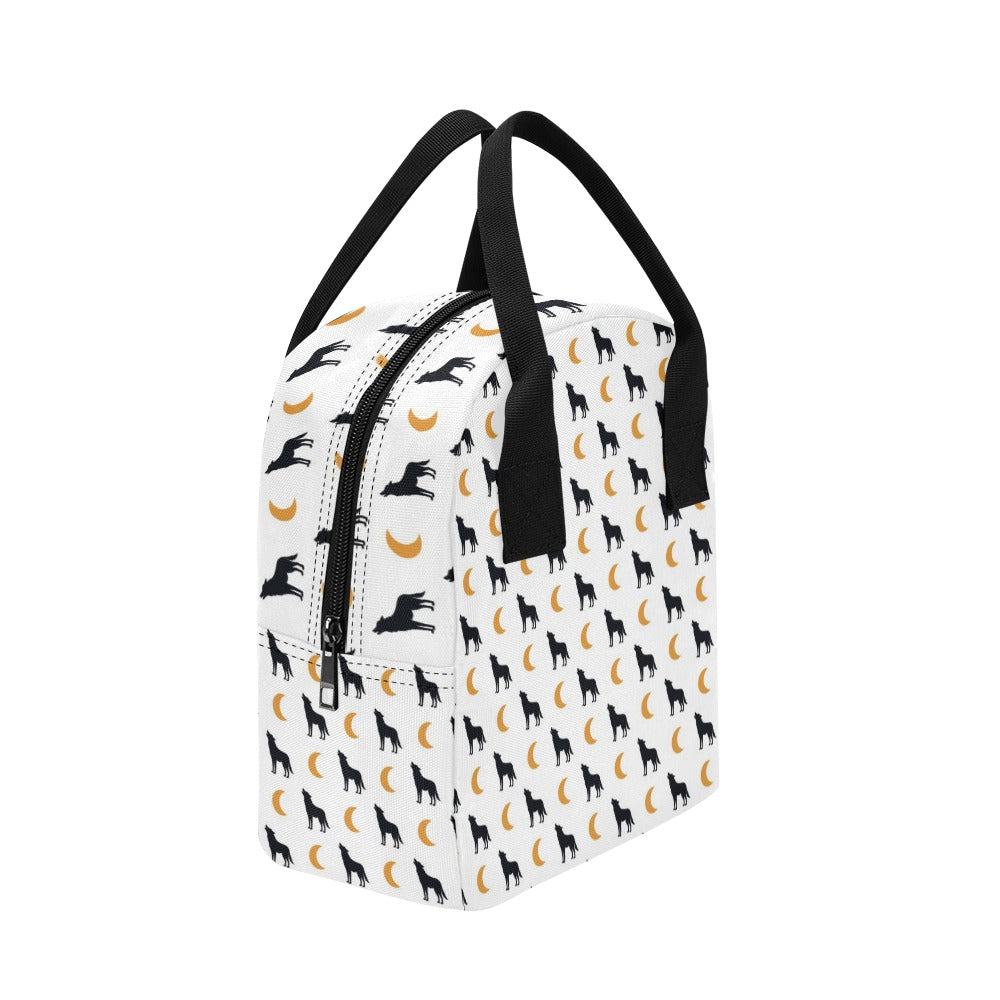 Wolf Moon Print Design LKS302 Insulated Lunch Bag