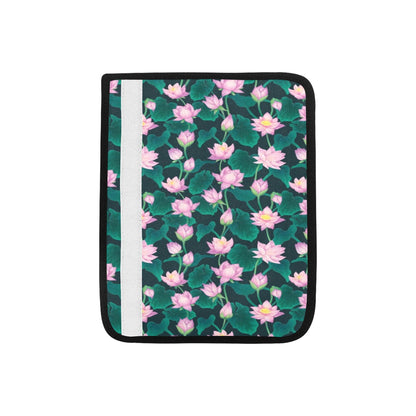 Water Lily Print Design LKS302 Car Seat Belt Cover