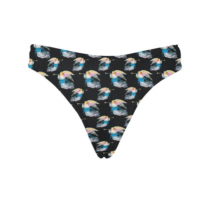 Angel with Wings Beautiful Design Print Women's Thongs