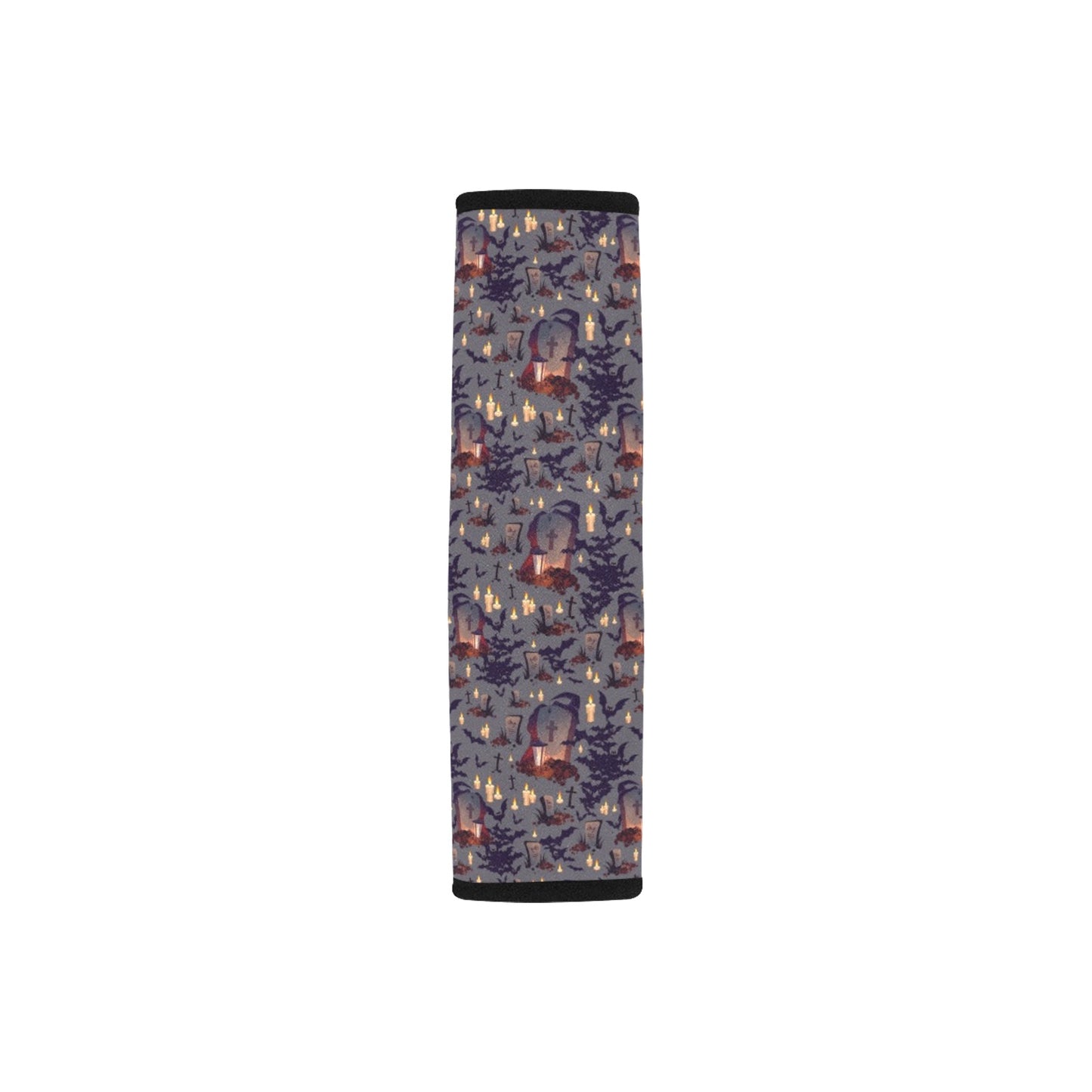 Creepy Graveyard Print Design LKS301 Car Seat Belt Cover