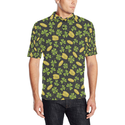 St Patricks Day Print Design LKS305 Men Polo Shirt