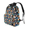 Planet Colorful Print Design LKS301 Diaper Bag Backpack