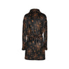 Spider Web Print Design LKS306 Women's Fleece Robe