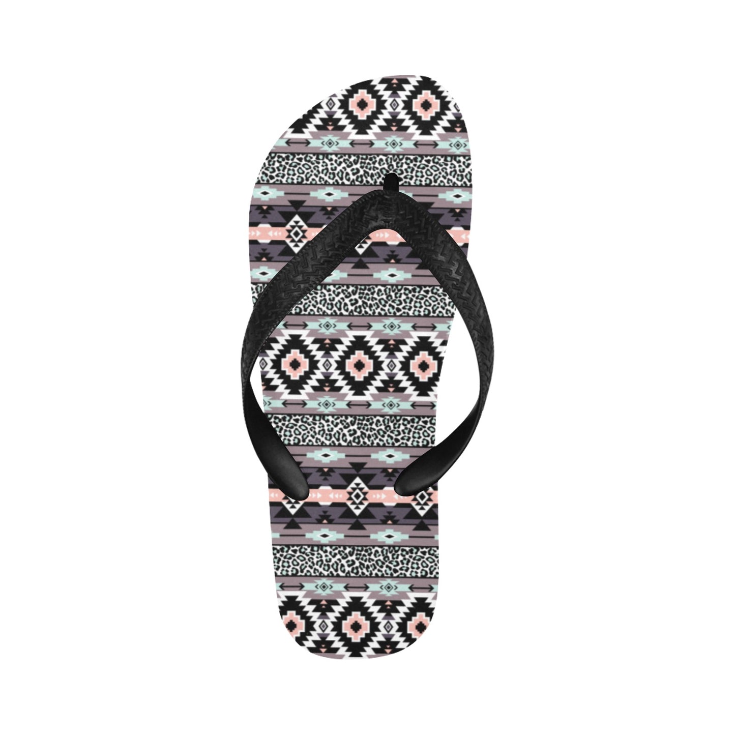 Safari Pattern Print Design LKS302 Flip Flops