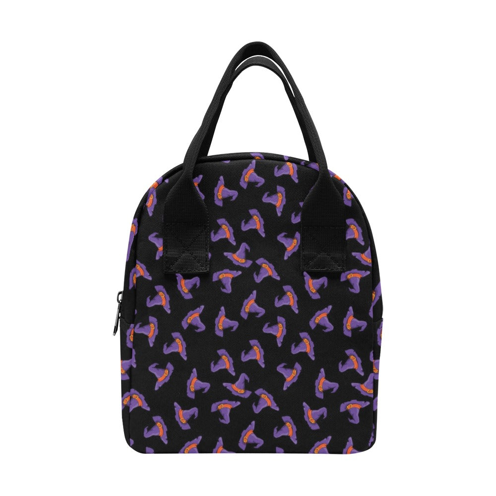 Witch Hat Print Design LKS304 Insulated Lunch Bag