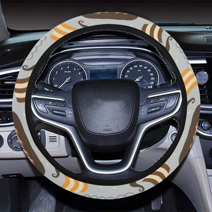 Vikings Print Design LKS308 Steering Wheel Cover with Elastic Edge
