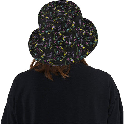 Safety Pin Print Design LKS304 Unisex Bucket Hat