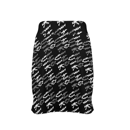 Vikings Print Design LKS306 17" Golf & Pickleball Skort with Pockets