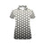 Geometric Black White Pattern Print Design 03 Women's Polo Shirt