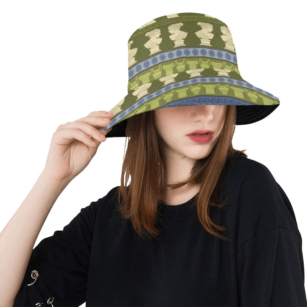 Ancient Greek Statue Print Design LKS301 Unisex Bucket Hat
