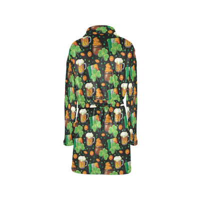 St Patricks Day Print Design LKS303 Women's Fleece Robe