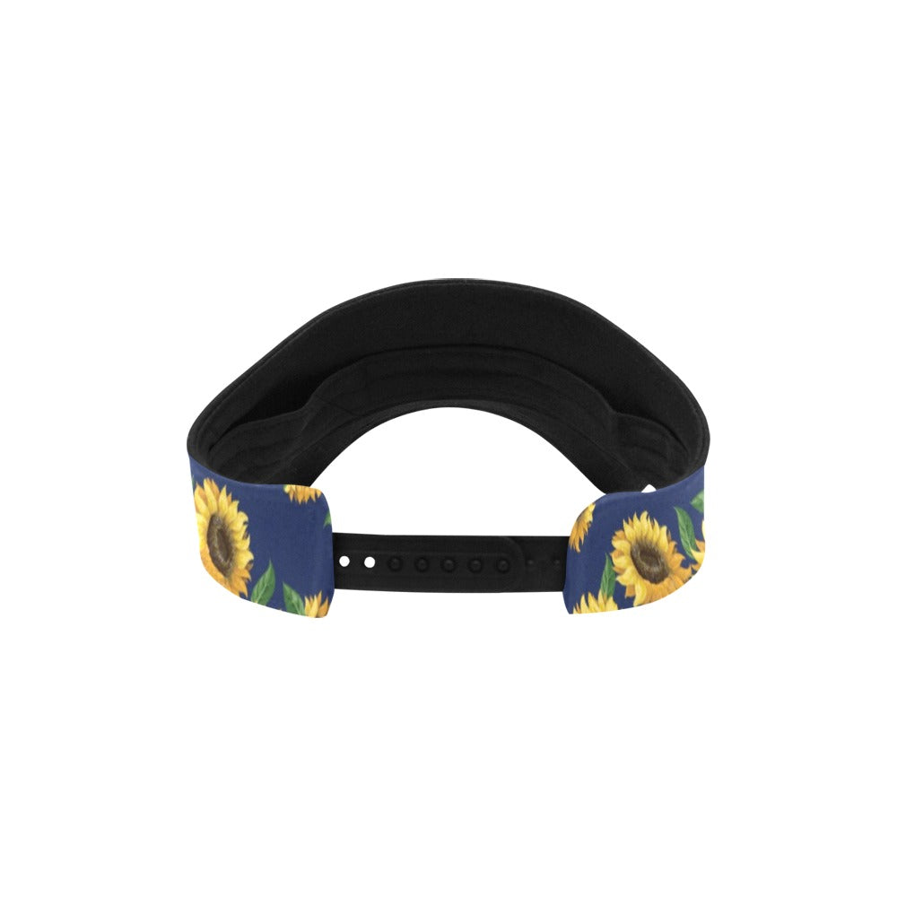 Sunflower Print Design LKS307 Unisex Sun Visor