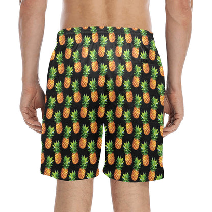 Pineapple Cute Print Design Pattern Men's Swim Trunks Beach Shorts