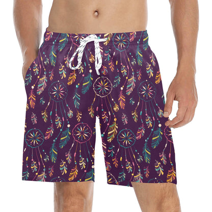 Dream Catcher Boho Design Men's Swim Trunks Beach Shorts