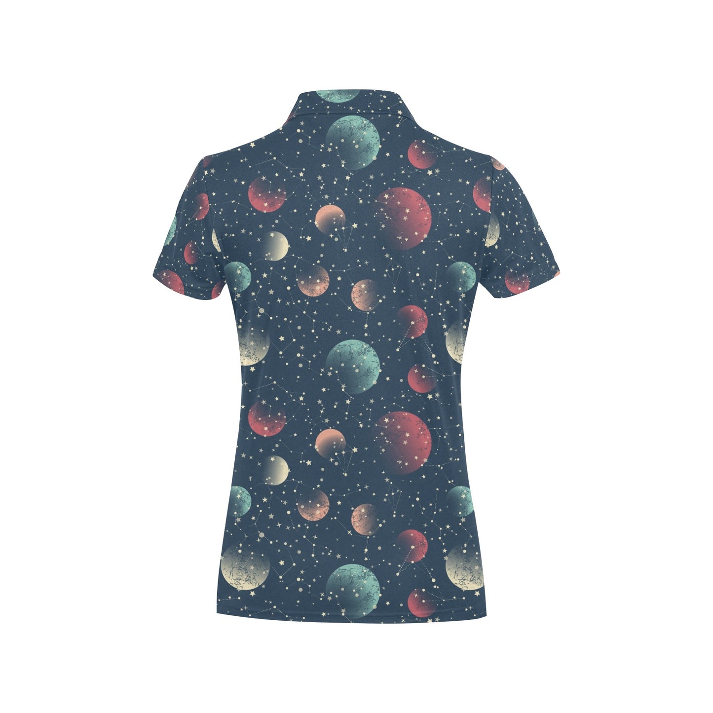 Cosmic Pattern Print Design 04 Women's Polo Shirt