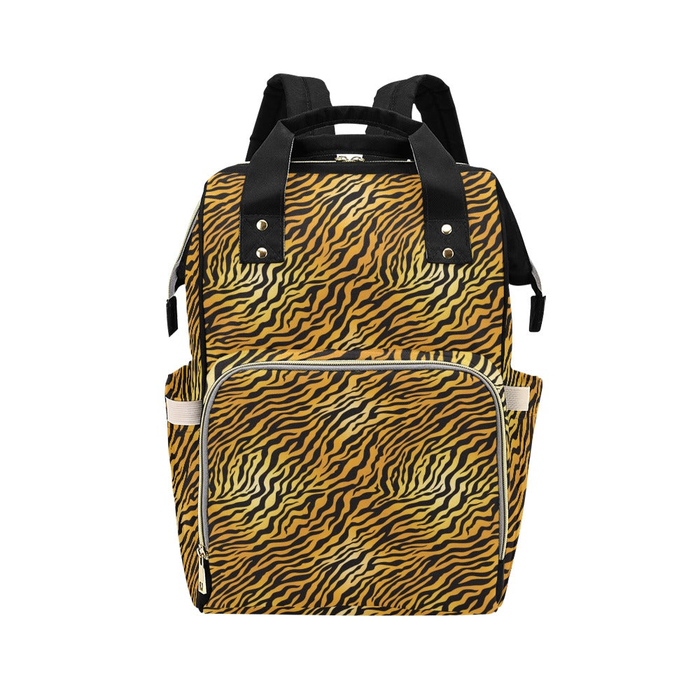Tiger Print Design LKS302 Diaper Bag Backpack