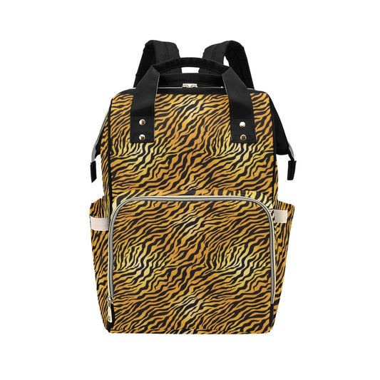 Tiger Print Design LKS302 Diaper Bag Backpack
