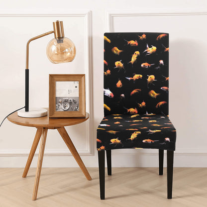 Goldfish Print Design LKS402 Dining Chair Slipcover
