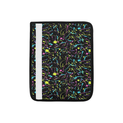 Splatter Multicolor Print Design LKS302 Car Seat Belt Cover